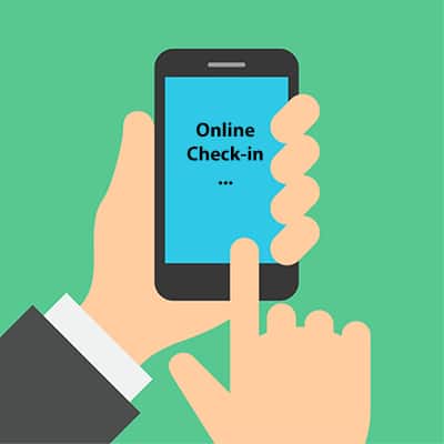online check-in